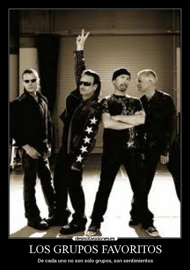 LOS GRUPOS FAVORITOS -