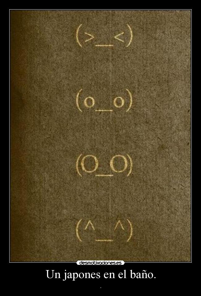 Un japones en el baño. - .