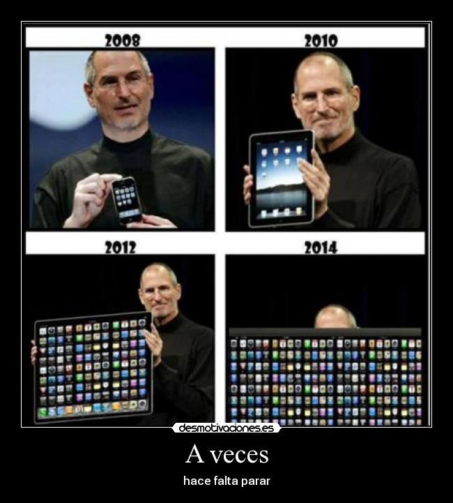 A veces - hace falta parar