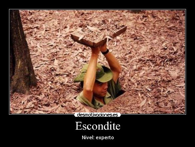 Escondite - Nivel: experto