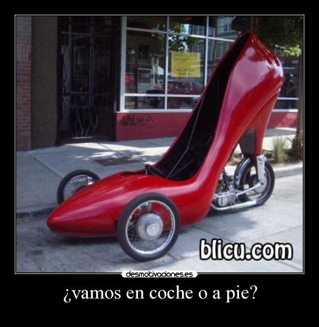 ¿vamos en coche o a pie? - 