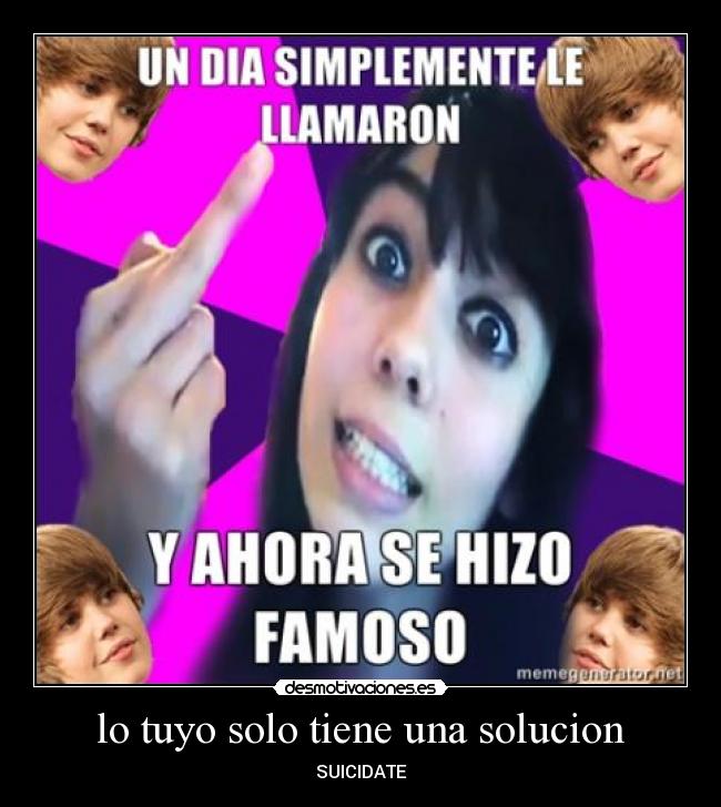 lo tuyo solo tiene una solucion - 