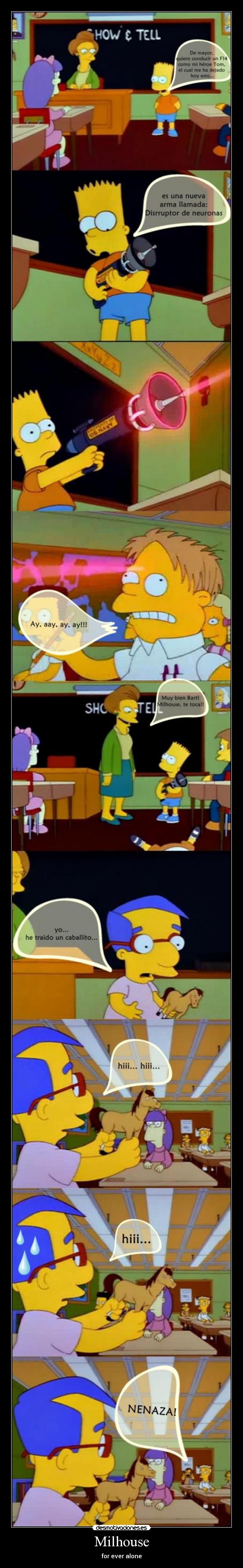 carteles milhouse desmotivaciones