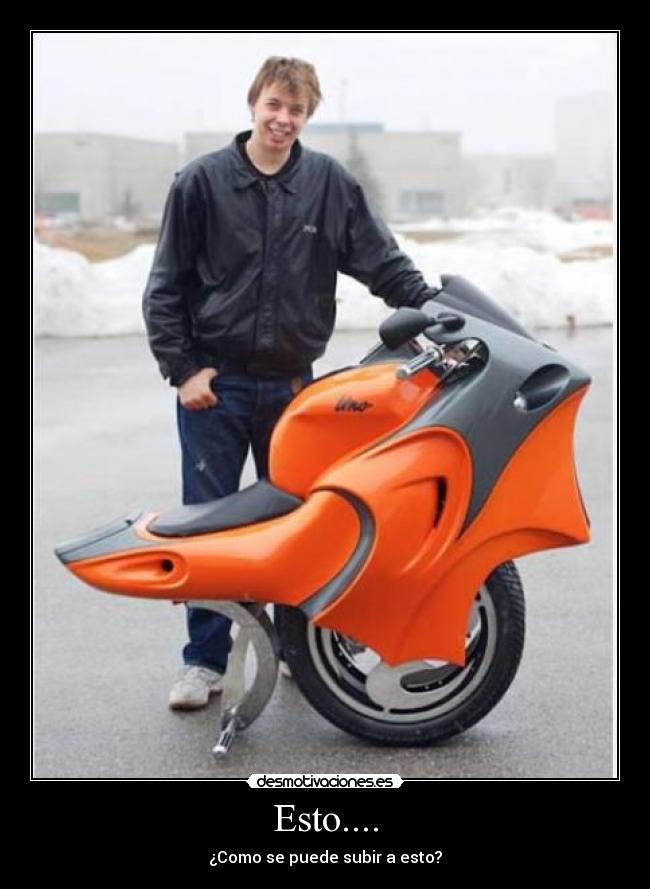 Esto.... - ¿Como se puede subir a esto?