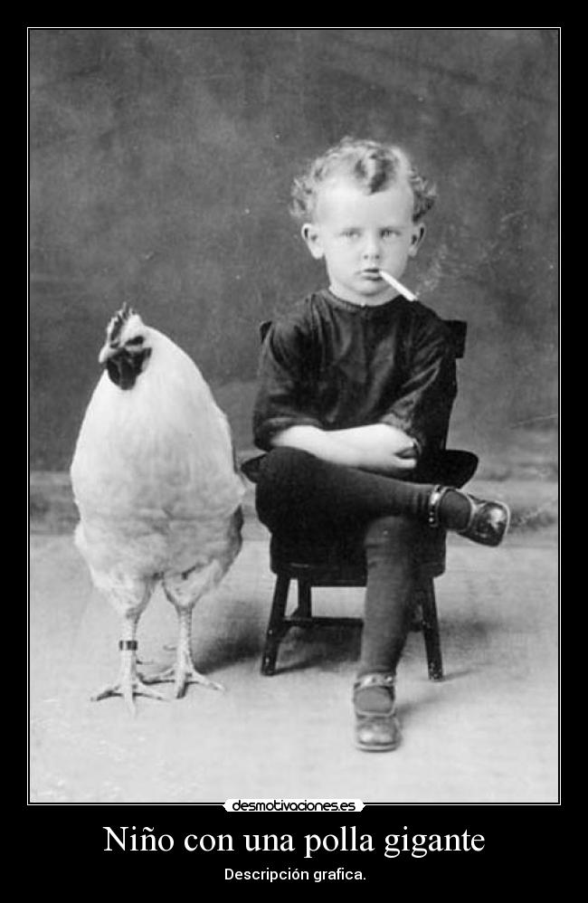 Niño con una polla gigante -