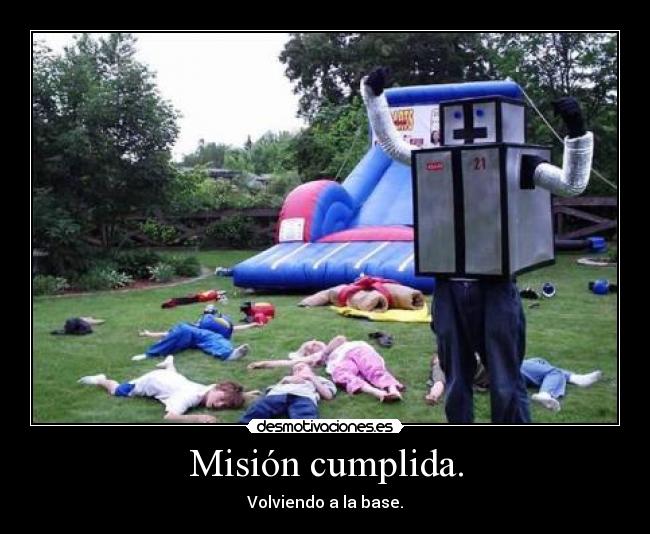 carteles robot asesino desmotivaciones