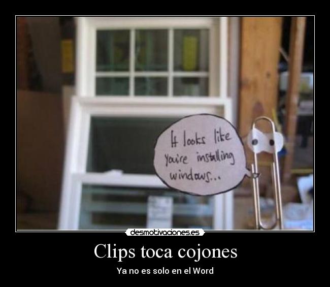 Clips toca cojones -