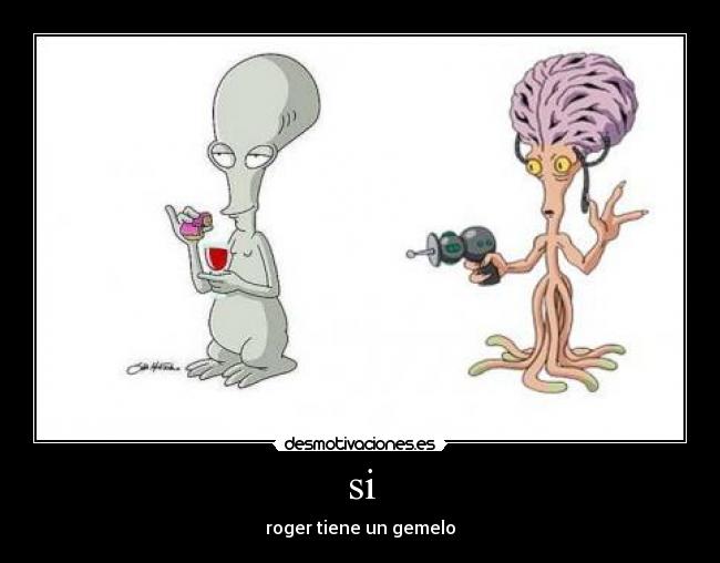 si - roger tiene un gemelo