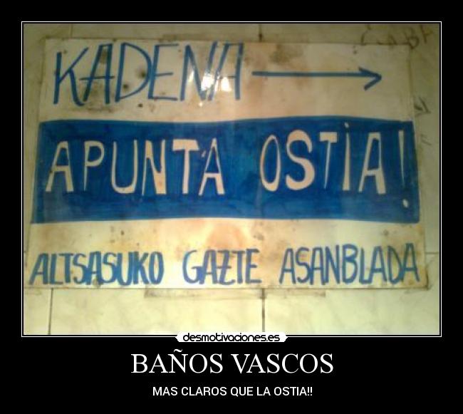 BAÑOS VASCOS -