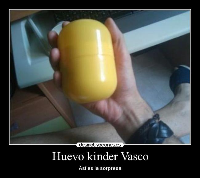 Huevo kinder Vasco - 