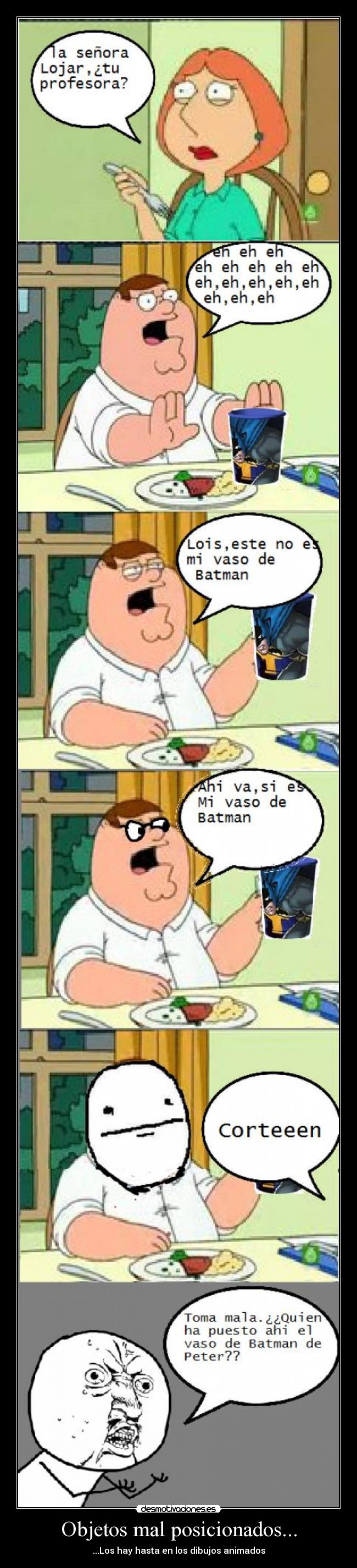 Objetos mal posicionados... - ...Los hay hasta en los dibujos animados