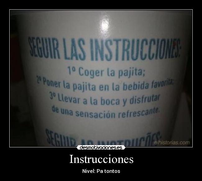 Instrucciones -