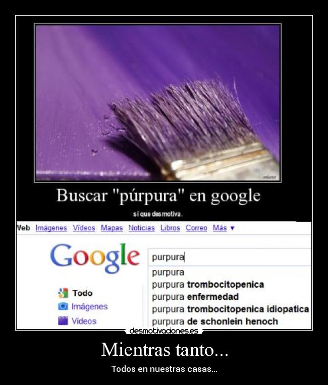 Mientras tanto... - Todos en nuestras casas...