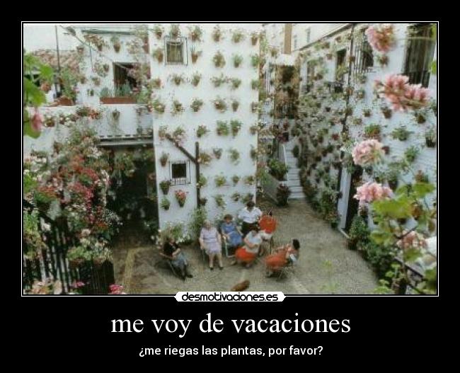 me voy de vacaciones - 