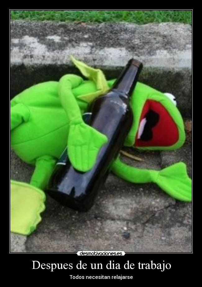 Despues de un dia de trabajo - 