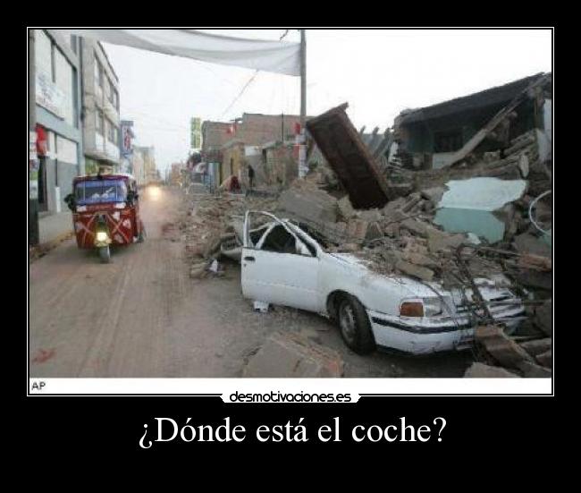 ¿Dónde está el coche? -
