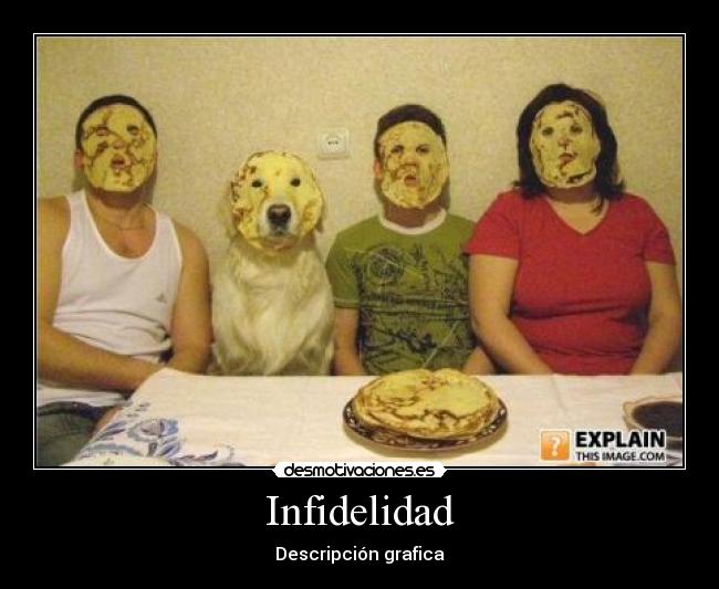 Infidelidad - Descripción grafica