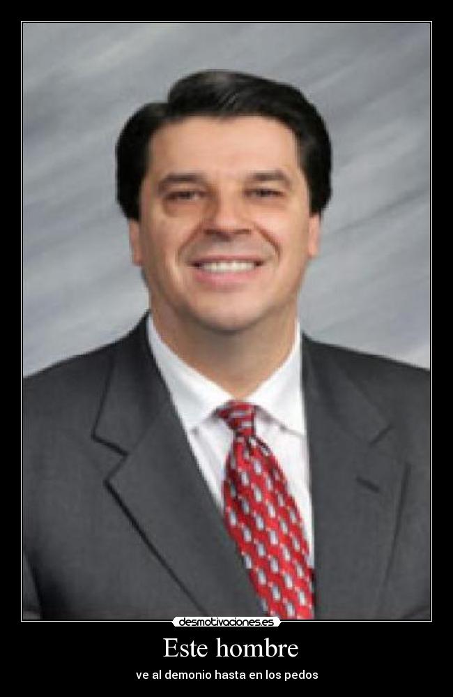  Este hombre - ve al demonio hasta en los pedos