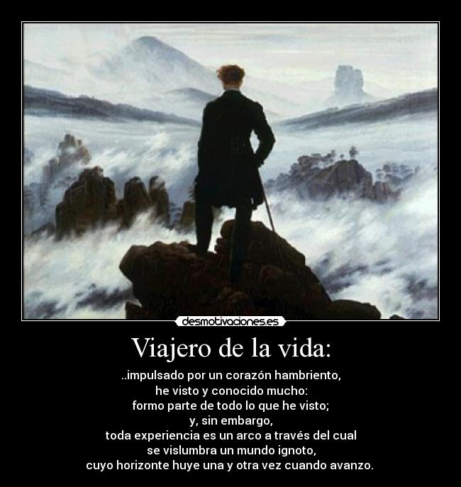 Viajero de la vida: -