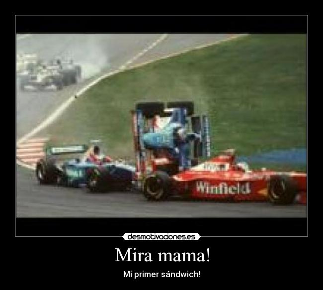 Mira mama! - Mi primer sándwich!