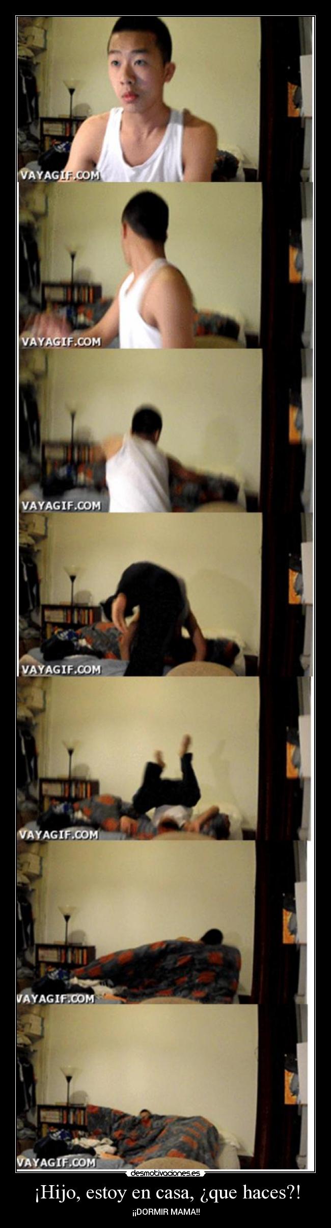 ¡Hijo, estoy en casa, ¿que haces?! - 