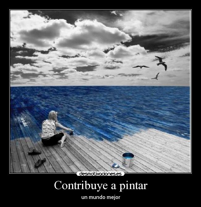 Contribuye a pintar -