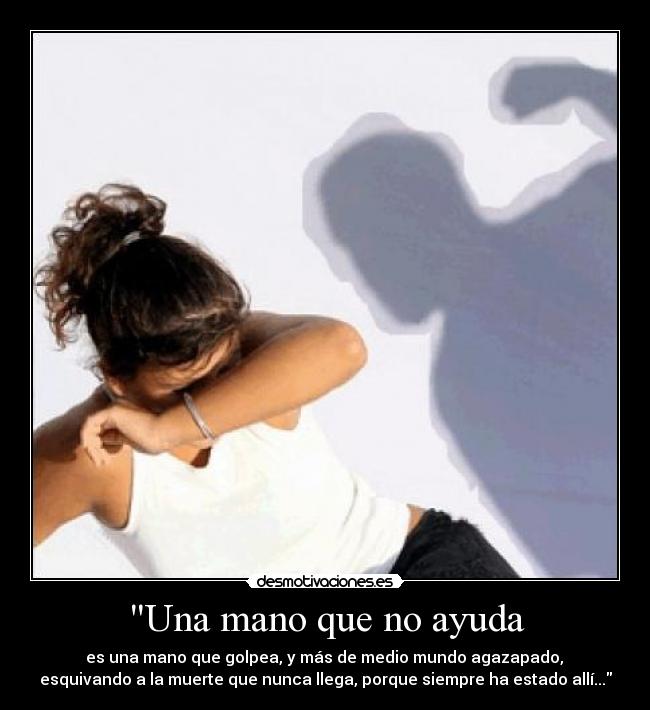 Una mano que no ayuda -