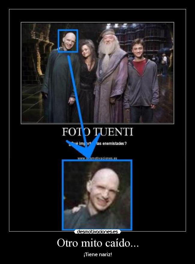 Otro mito caído... - ¡Tiene nariz!