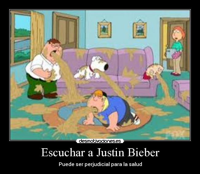 Escuchar a Justin Bieber -