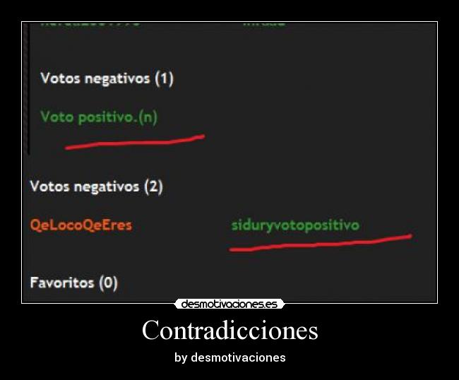 Contradicciones - by desmotivaciones