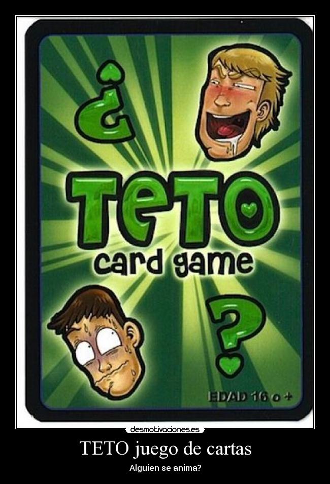 TETO juego de cartas -