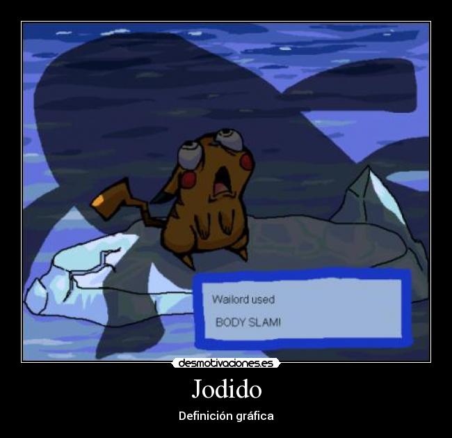 Jodido - Definición gráfica