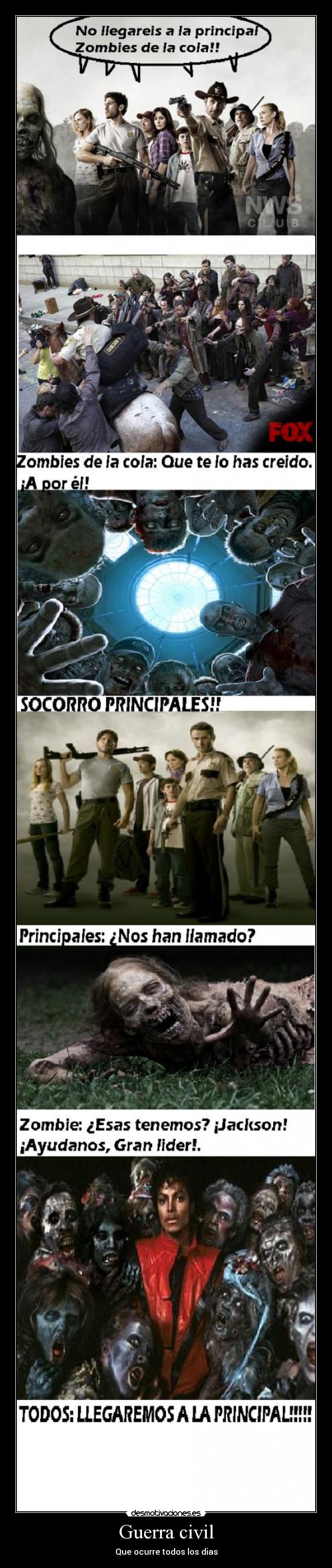 Guerra civil - Que ocurre todos los dias