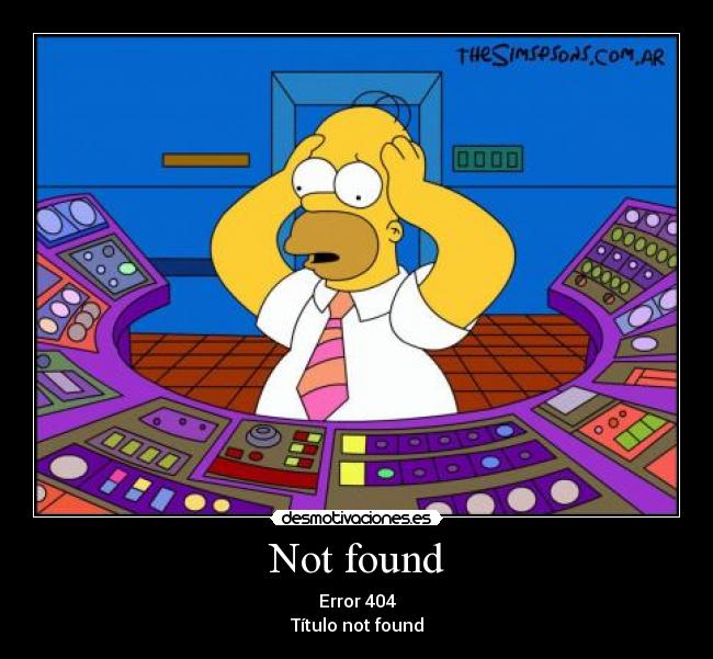 Not found - Error 404
Título not found