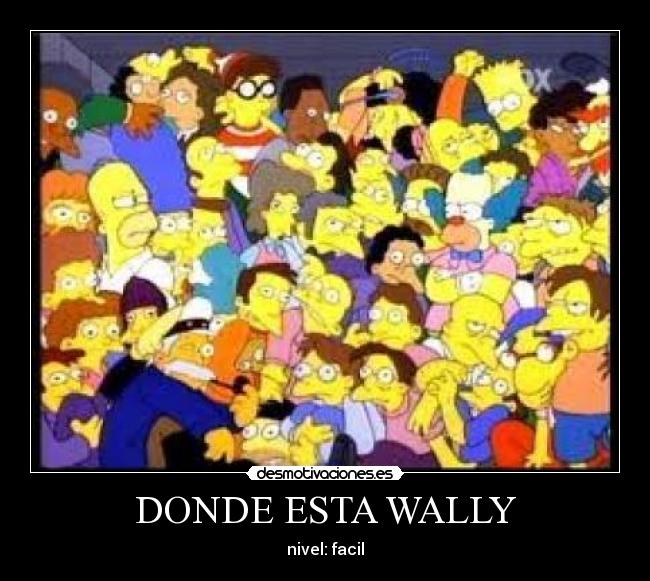 DONDE ESTA WALLY - 