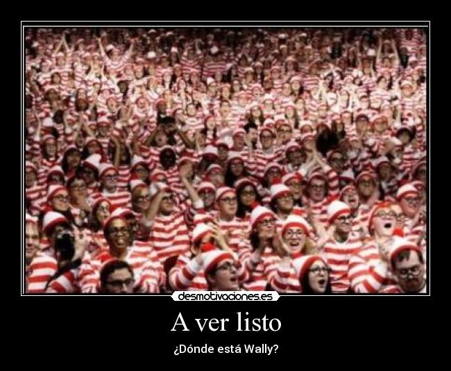 A ver listo - ¿Dónde está Wally?