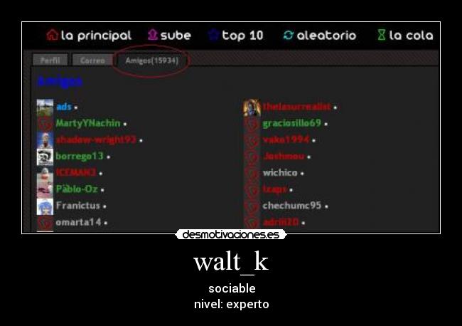 walt_k - sociable
nivel: experto