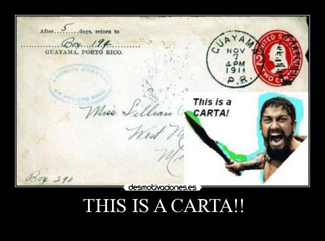 THIS IS A CARTA!! -
