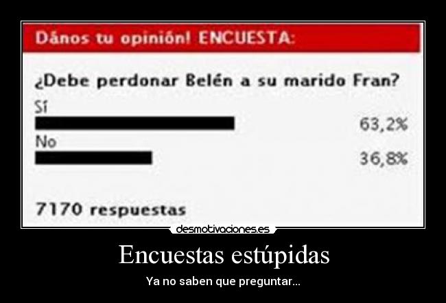 Encuestas estúpidas -