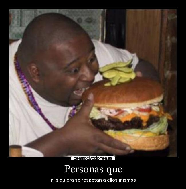 Personas que -