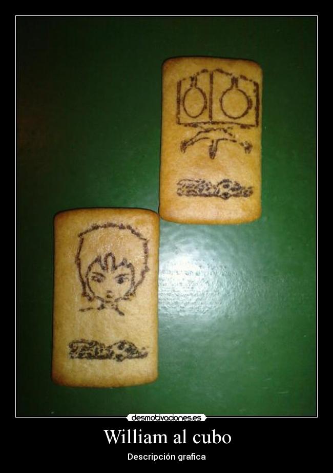 William al cubo - Descripción grafica