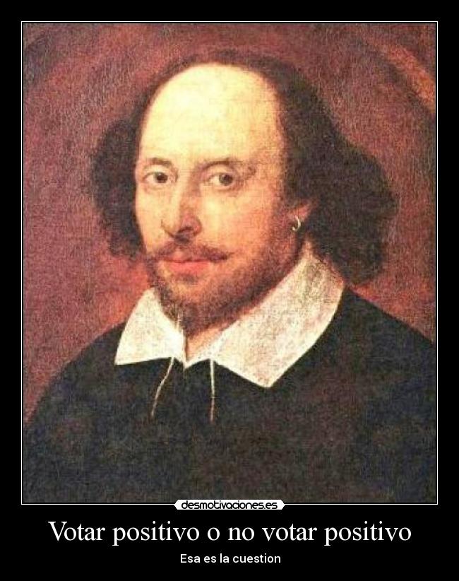 Votar positivo o no votar positivo -