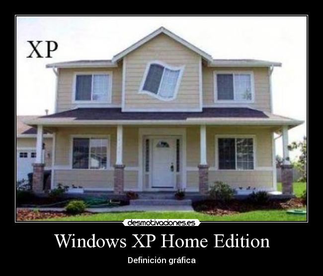 Windows XP Home Edition - Definición gráfica