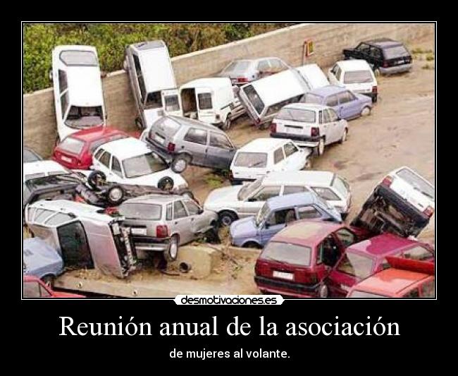 Reunión anual de la asociación - de mujeres al volante.