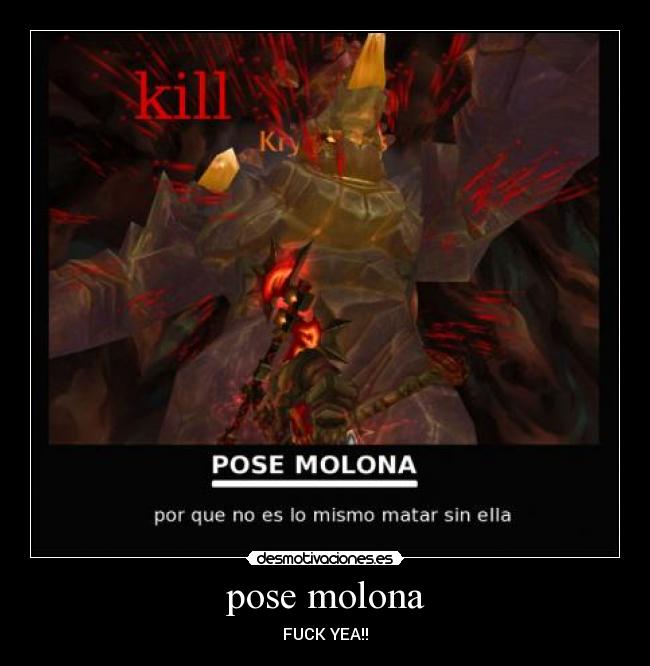 pose molona -