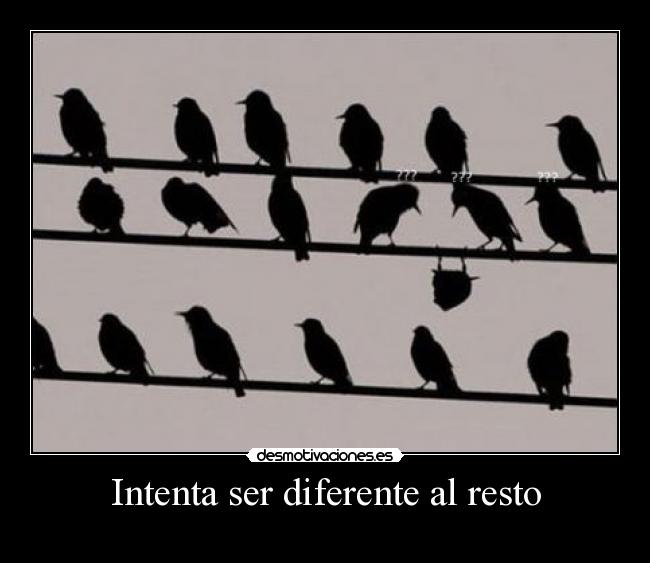 carteles resto diferente desmotivaciones