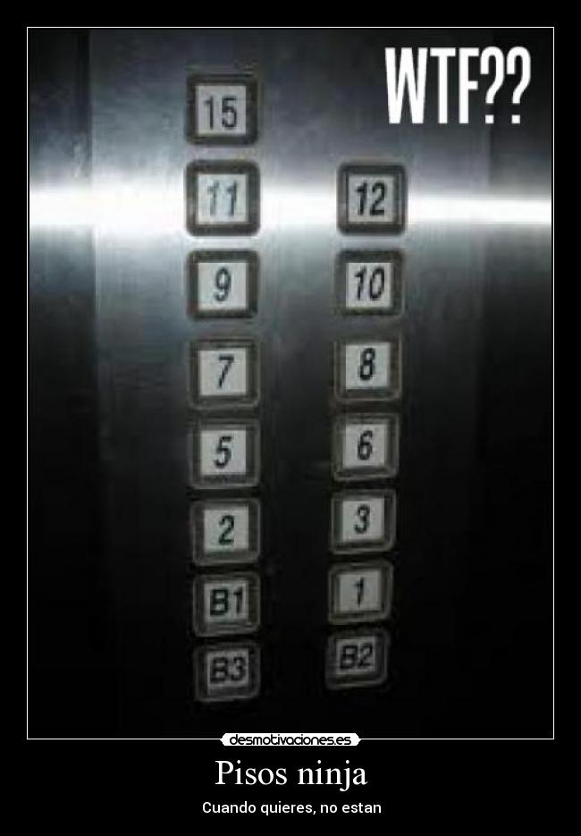 Pisos ninja -