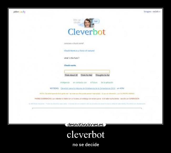 cleverbot - no se decide
