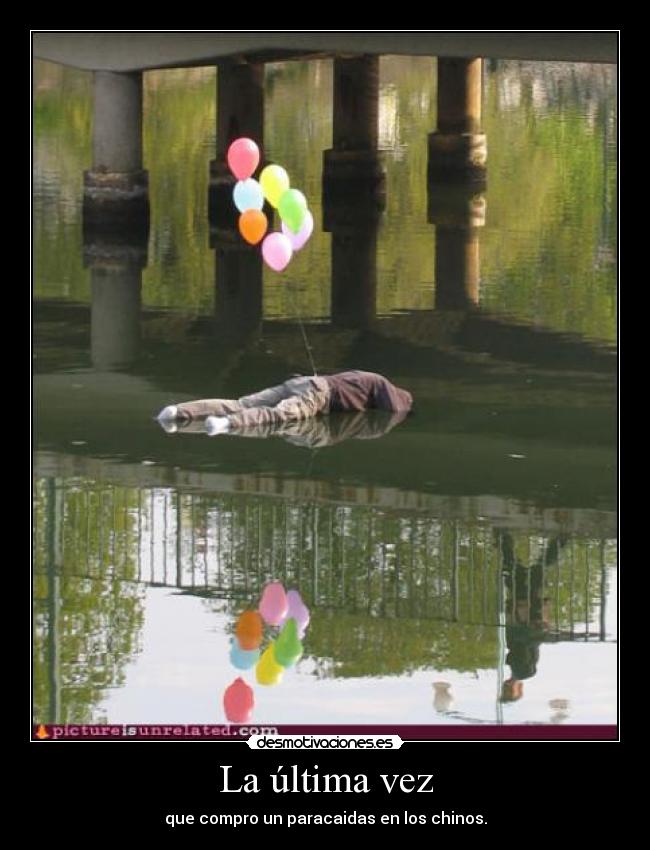 carteles paracaidas desmotivaciones