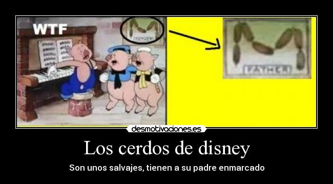 Los cerdos de disney -